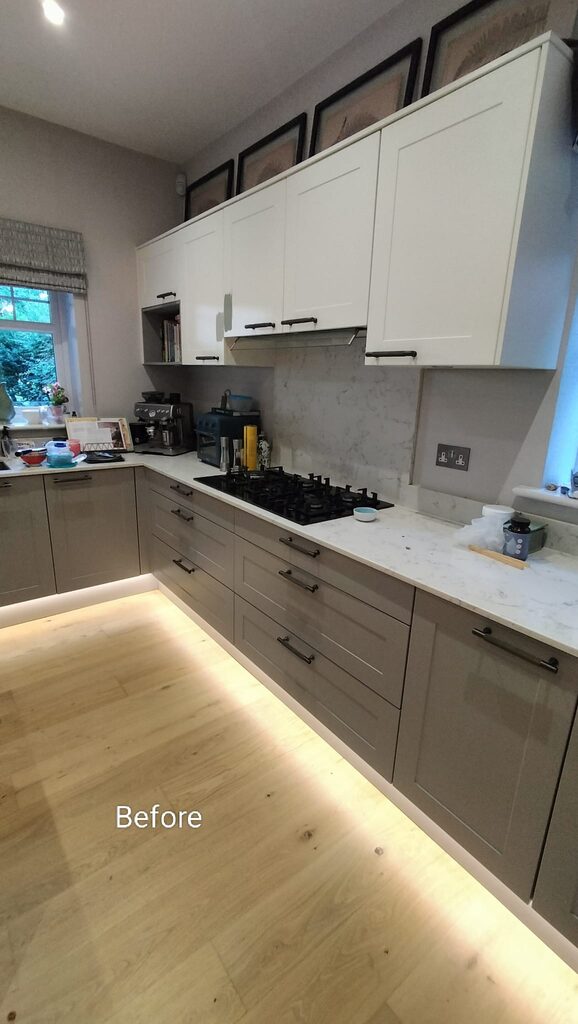 Kitchen in Southampton SO14, Hampshire before respraying