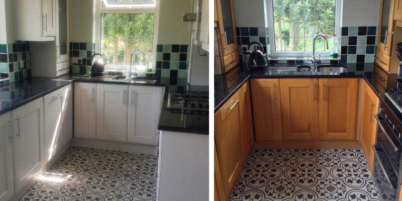 Little Greene Fescue kitchen decorators refurb painting respray andover basingstoke hampshire whitchurch andover