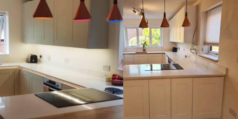 arrow and Ball Cromarty kitchen decorators refurb painting respray andover basingstoke hampshire whitchurch andover