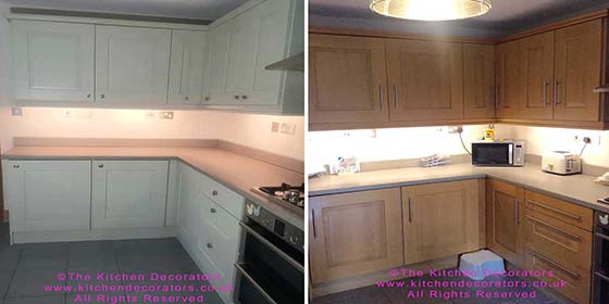 Kitchen Respray Romsey SO51 Hampshire Colour Farrow & Ball Vere de Terre