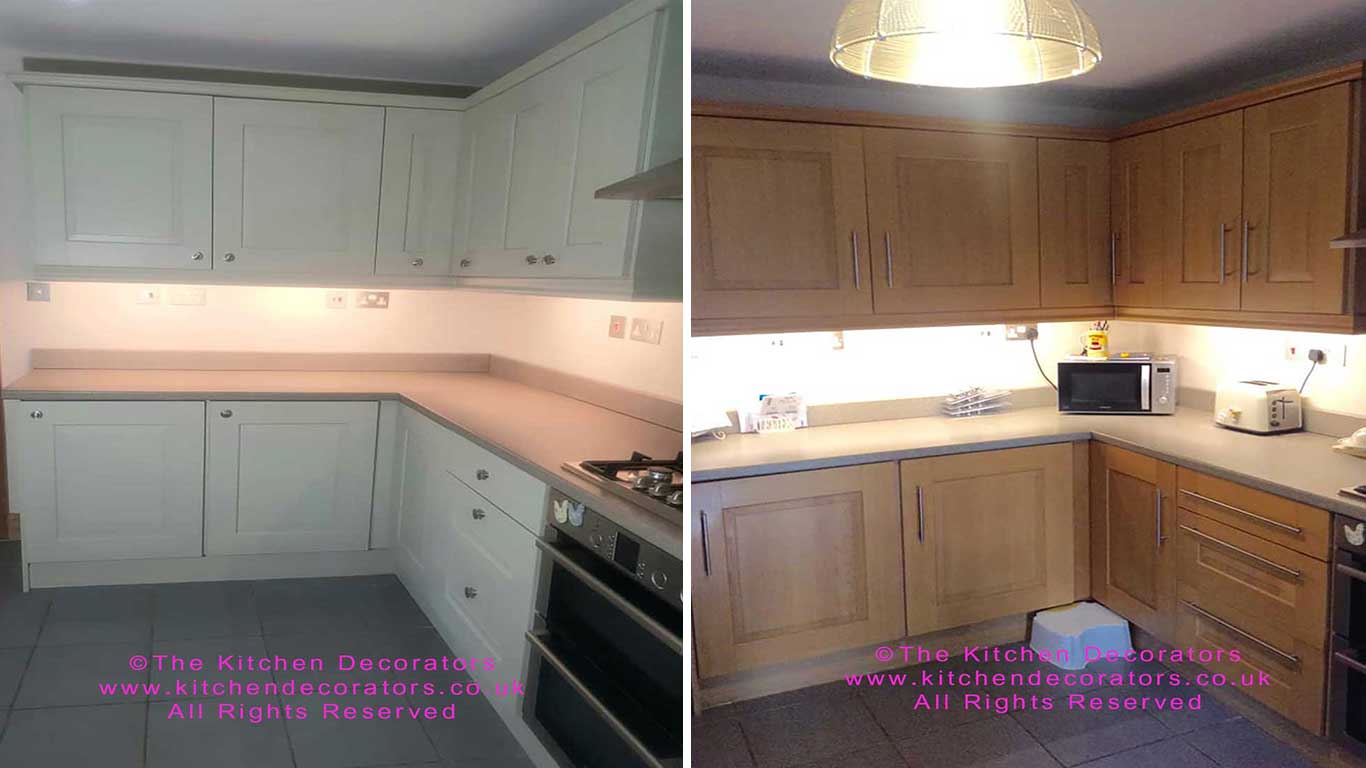 Kitchen Respray Romsey SO51 Hampshire Colour Farrow & Ball Vere de Terre