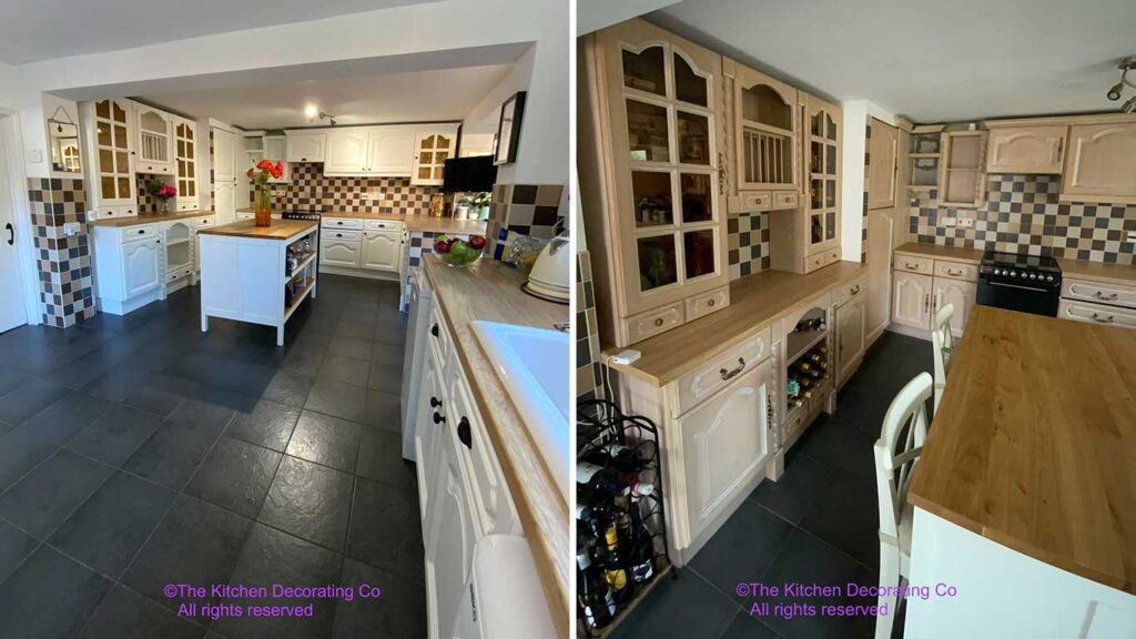 Kitchen Respray Southampton SO14 Hampshire Farrow and Ball Wimbourne White Respraying Cabinet Painting painters